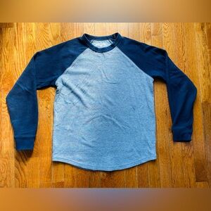 T-shirt American Eagle Outfitters Manches Longues Gris Taille S - 60% Coton - Occasion Parfait état